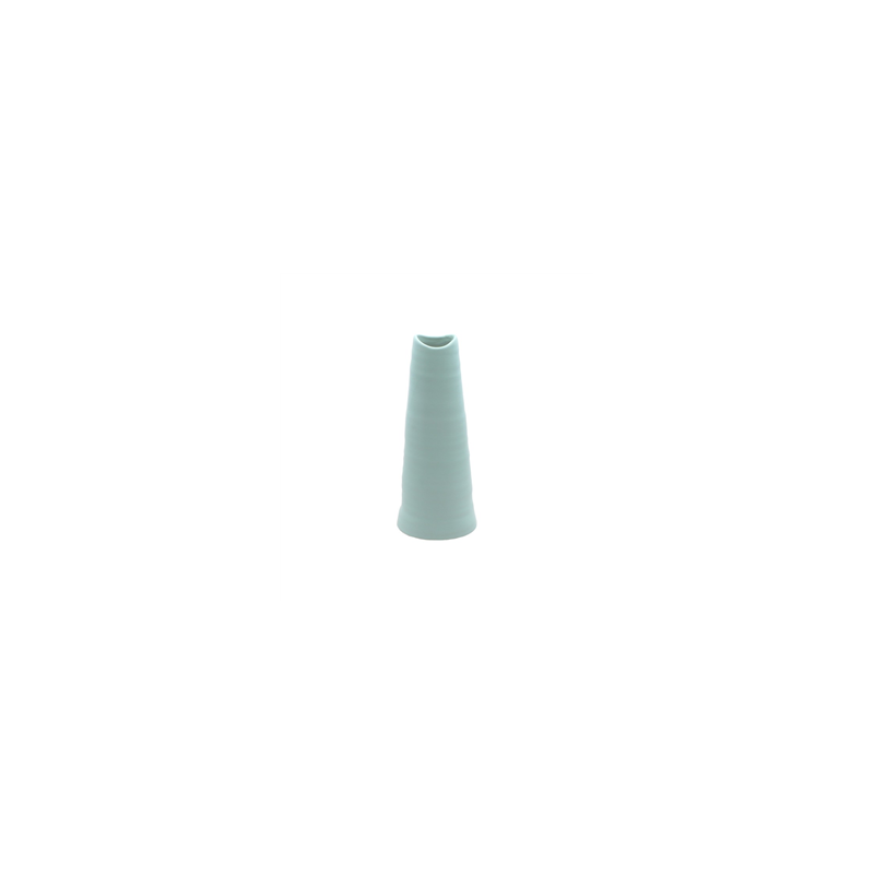 Vase en céramique bleu 23 x 9cm