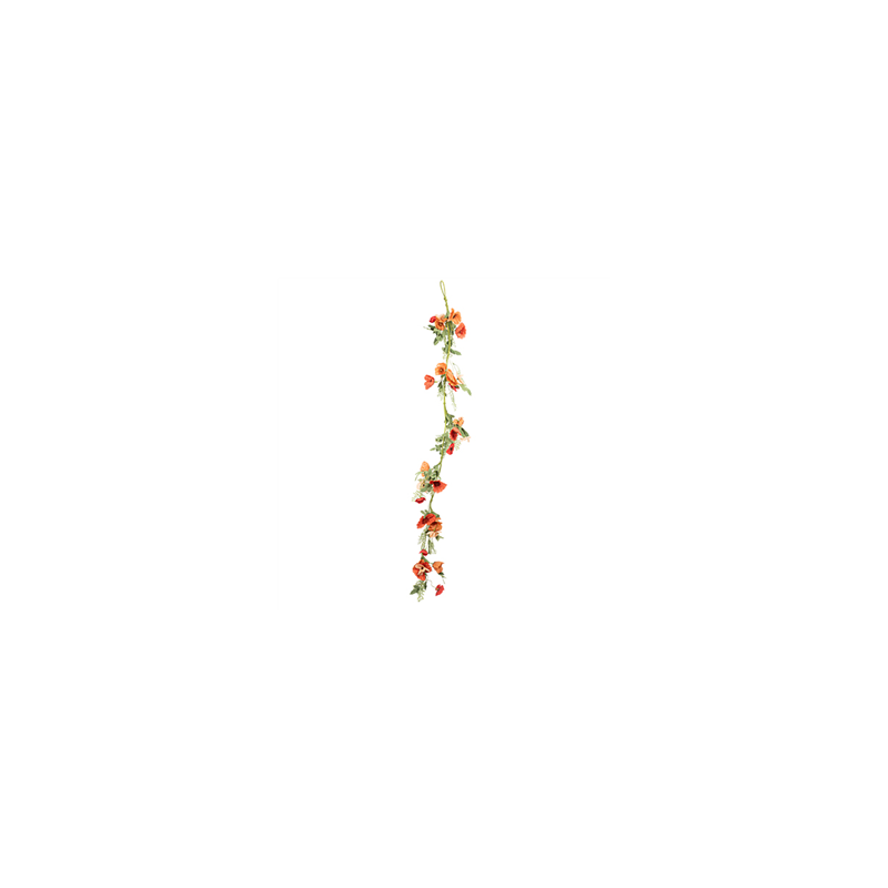 Guirlande fleurs Time to Disco Terracotta, Camel et Blush 1,55m