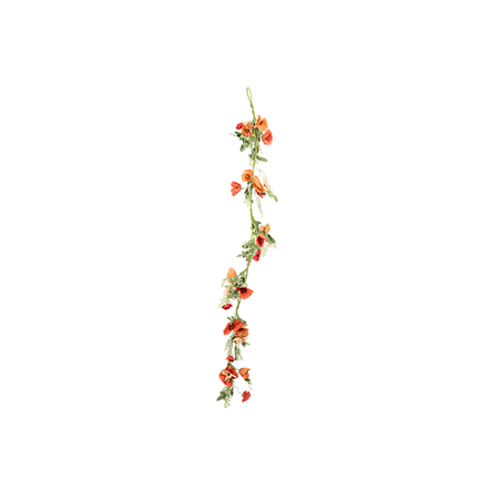 Guirlande fleurs Time to Disco Terracotta, Camel et Blush 1,55m