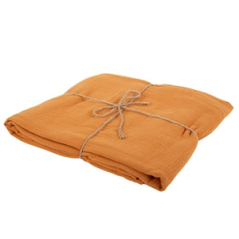Nappe gaze de coton terre brulée 1,30 x 2,40m
