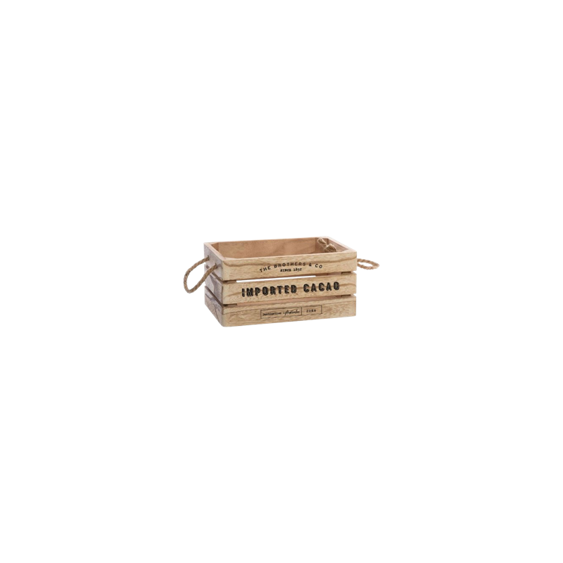 Cagette en bois Imported Cacao  23 x 17 x 11cm