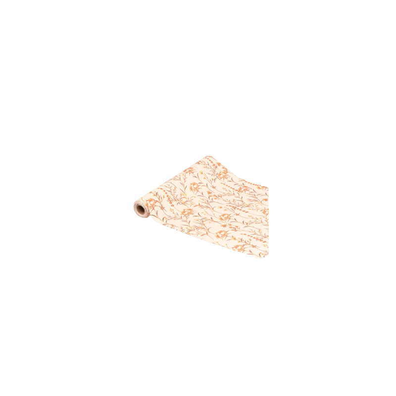 Chemin de table motif automnal 28cm x 3m