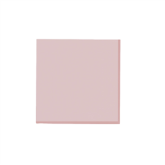 Lot de 10 Serviettes en papier Rose Poudré et Rose 33x33cm - 3 Plis
