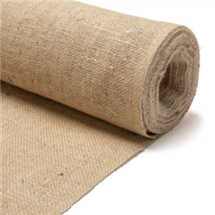 Toile de jute synthétique le ml - Larg.140cm