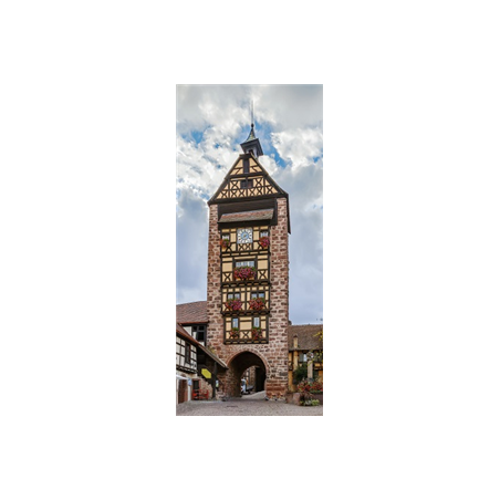 Kakemono Alsace - Tour - 180 x 80 cm - Toile M1 avec structure  X- Banner