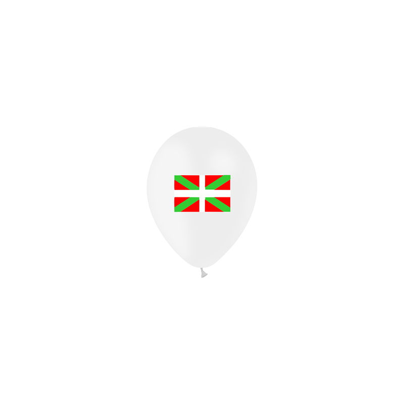 Ballon région Pays Basque x10 - Diam. 29cm