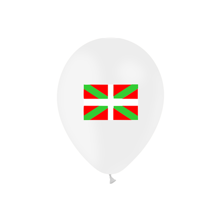 Ballon région Pays Basque x10 - Diam. 29cm