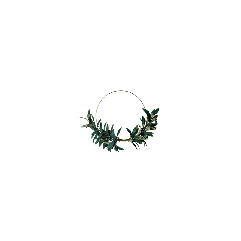 Couronne de feuilles d'olivier - Diam. 30cm