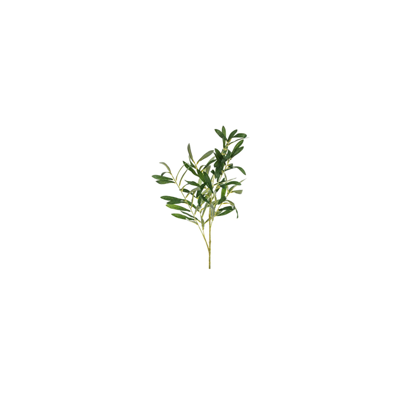 Branche d'olivier artificielle verte - Hauteur 91 cm