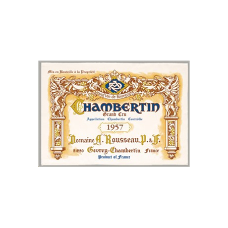 Tissu Imprimé  Chambertin Grand Cru  - Coton - 48 x 72 cm