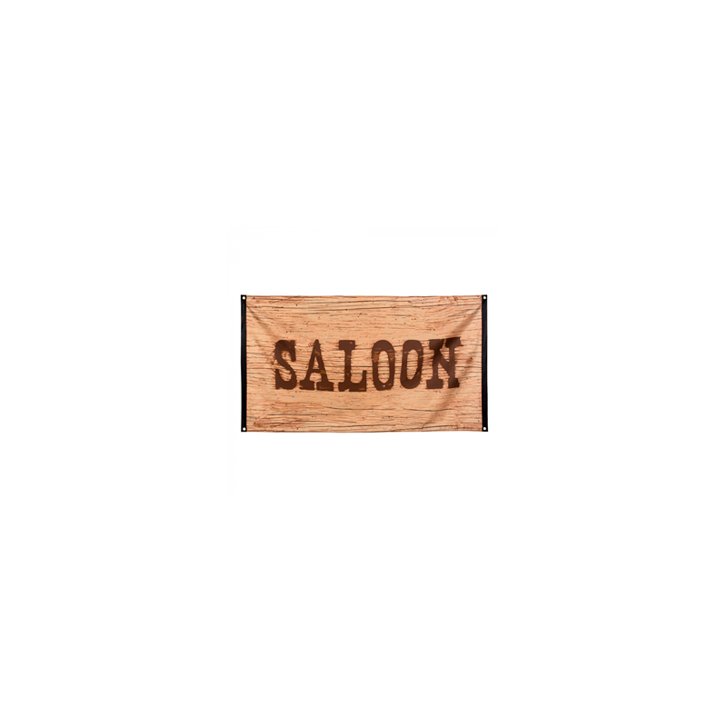 Drapeau 'Wild West Saloon' - tissu - 90 x 150cm