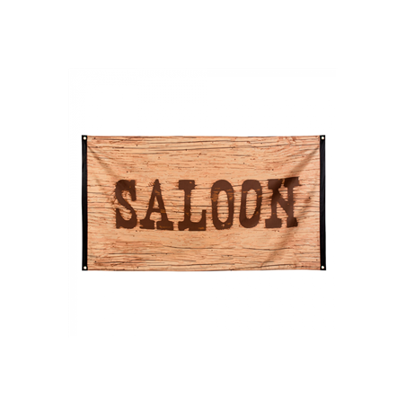 Drapeau 'Wild West Saloon' - tissu - 90 x 150cm
