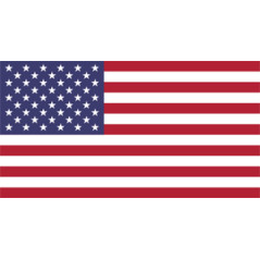 Drapeau USA - tissu - 90 x 150cm