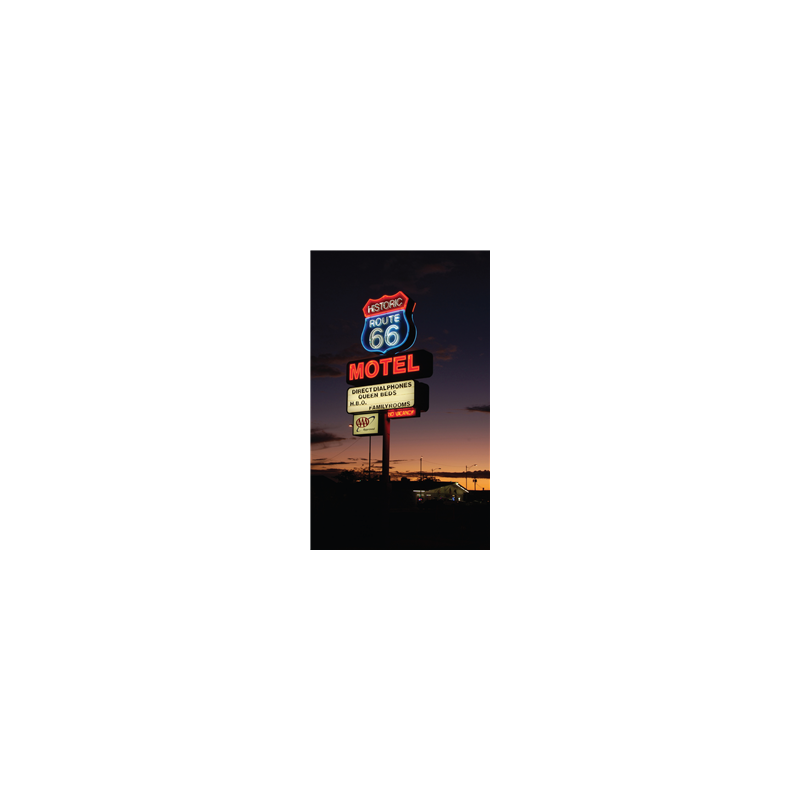 Kakemono USA Route 66 - 180 x 80 cm - M1 avec structure X- Banner
