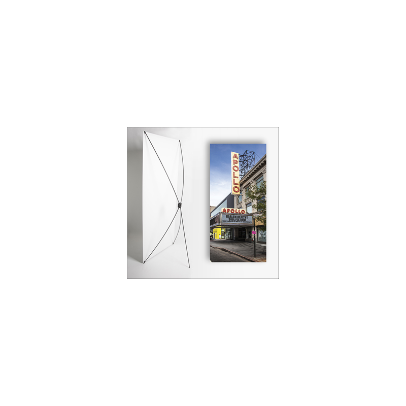 Kakemono USA Apollo  - 180 x 80 cm - Toile M1 avec structure  X- Banner