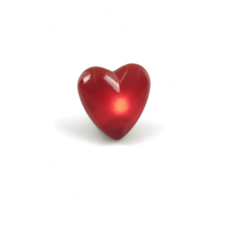 Broche coeur clignotant