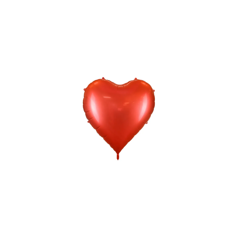 Ballon en aluminium XXL Coeur rouge 136 x 129cm