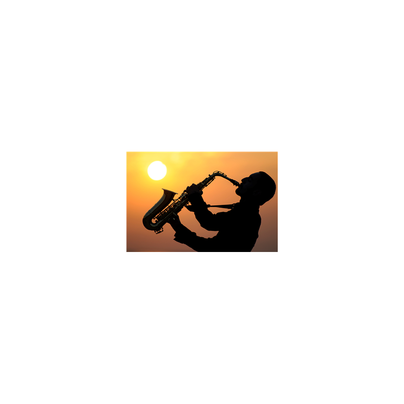 Visuel imprimé Musique Jazzman - 40 x 30 cm sur support bristol 350 gr