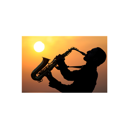 Visuel imprimé Musique Jazzman - 40 x 30 cm sur support bristol 350 gr