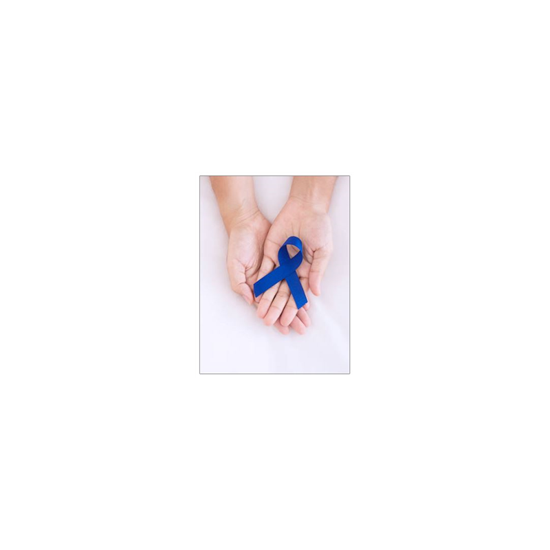 Visuel imprimé Mars Bleu Main - 40 x 30 cm sur support bristol 350 gr