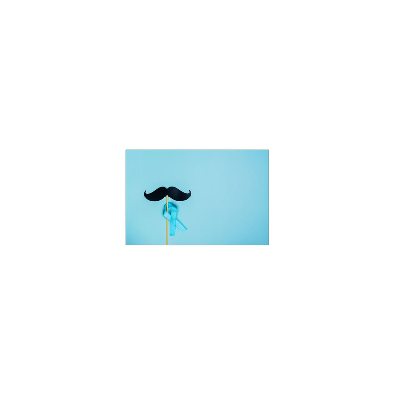 Visuel imprimé Movember Moustache Ruban - 40 x 30 cm sur support bristol 350 gr