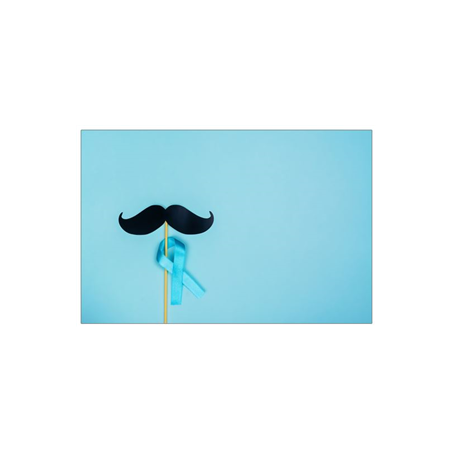 Visuel imprimé Movember Moustache Ruban - 40 x 30 cm sur support bristol 350 gr