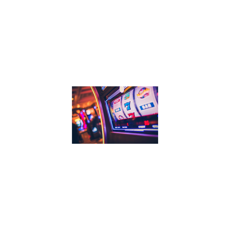 Visuel imprimé Casino Machine à sous - 40 x 30 cm sur bristol 350 gr