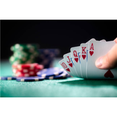 Visuel imprimé Casino Poker - 40 x 30 cm sur bristol 350 gr