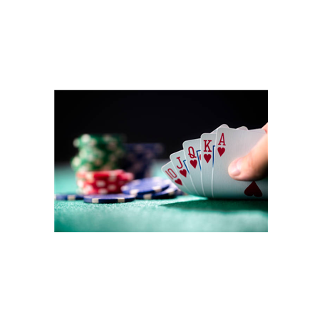 Visuel imprimé Casino Poker - 40 x 30 cm sur bristol 350 gr