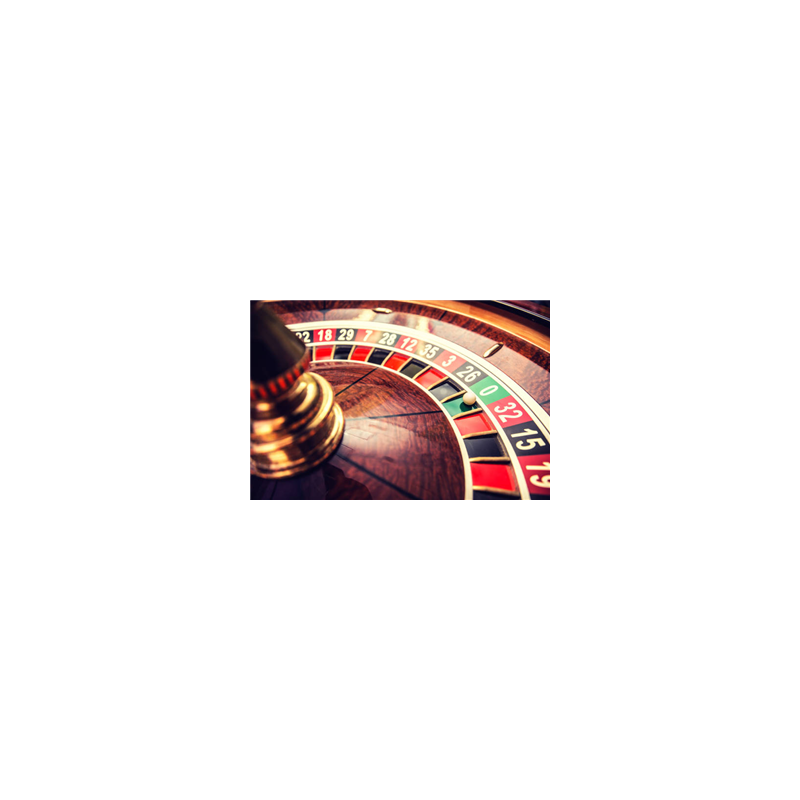 Visuel imprimé Casino Roulette - 40 x 30 cm sur bristol 350 gr