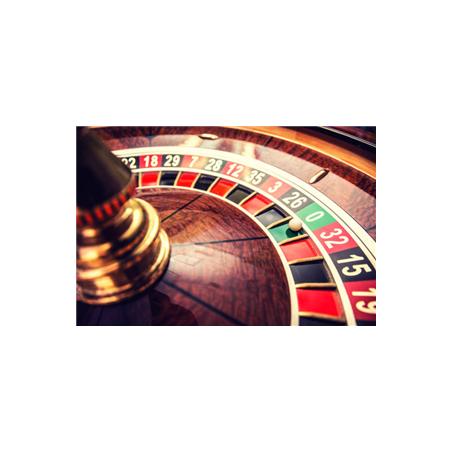 Visuel imprimé Casino Roulette - 40 x 30 cm sur bristol 350 gr