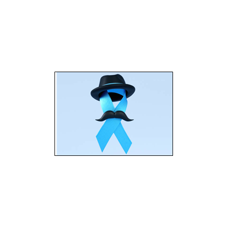 Visuel imprimé Movember Moustache - 20 x 30 cm sur support bristol 350 gr