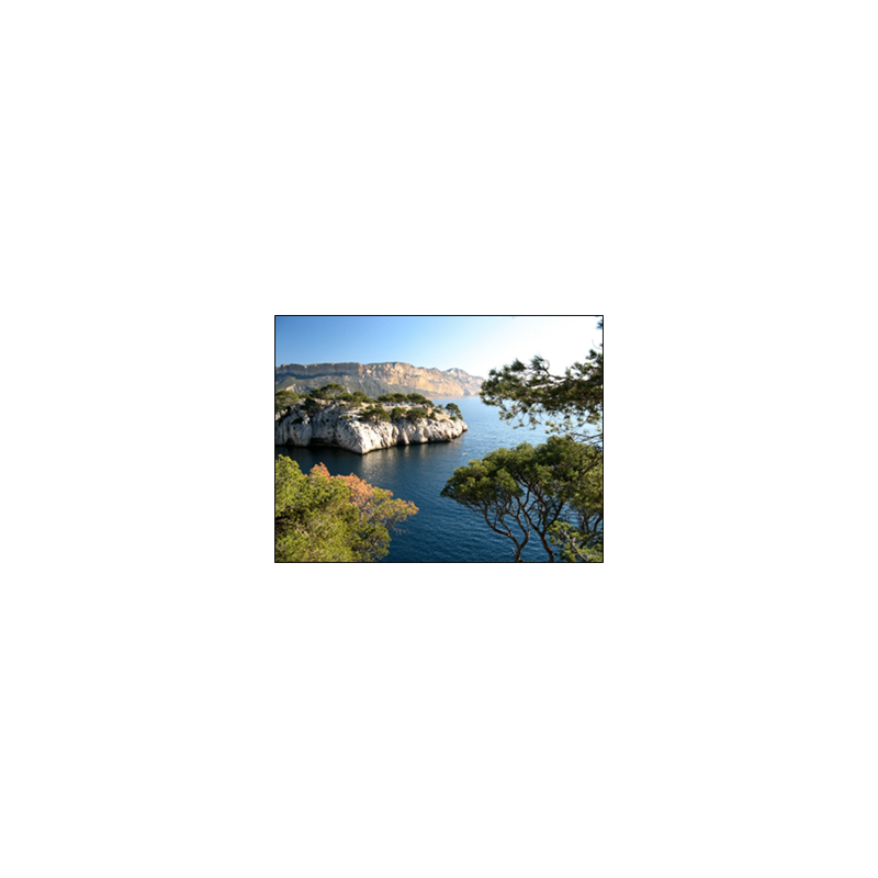 Visuel imprimé Provence Méditerranée - 40 x 30cm sur support bristol 350 gr