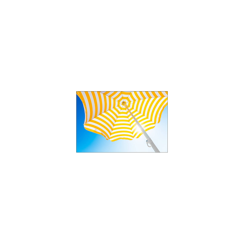 Visuel imprimé Jaune Parasol - 40 x 30cm sur support bristol 350 gr