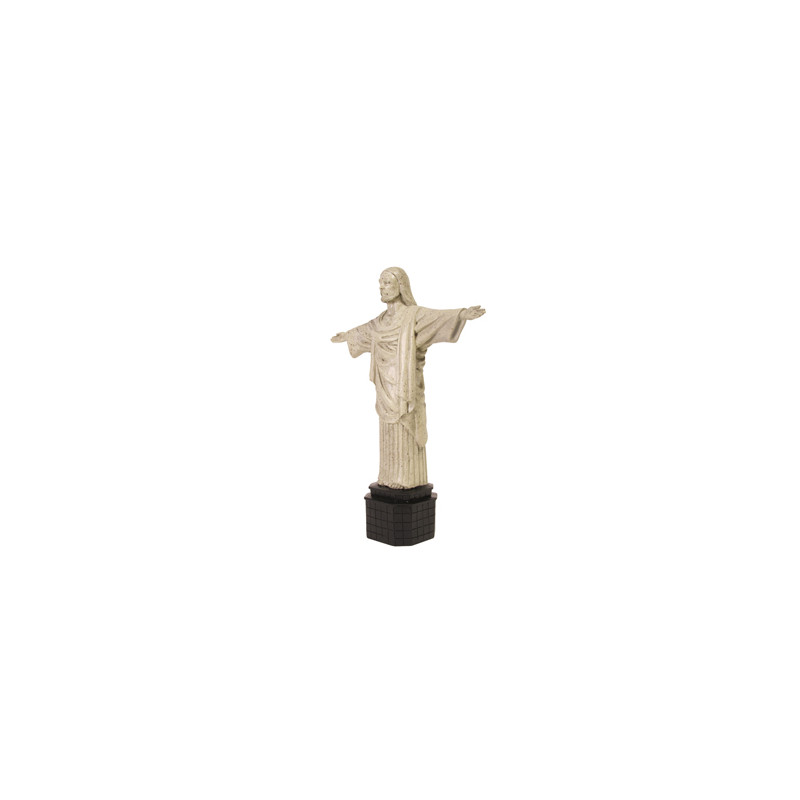 Christ rédempteur figurine en résine H. 36 cm L. 30cm