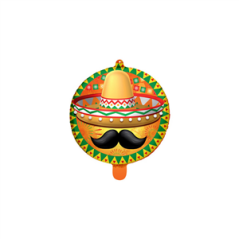 Ballon Mexicain géant aluminium - Diam. 45cm