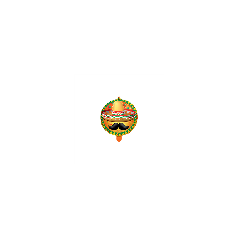 Ballon Mexicain géant aluminium - Diam. 45cm
