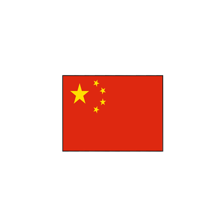 Drapeau Chine - tissu - 60 x 90cm
