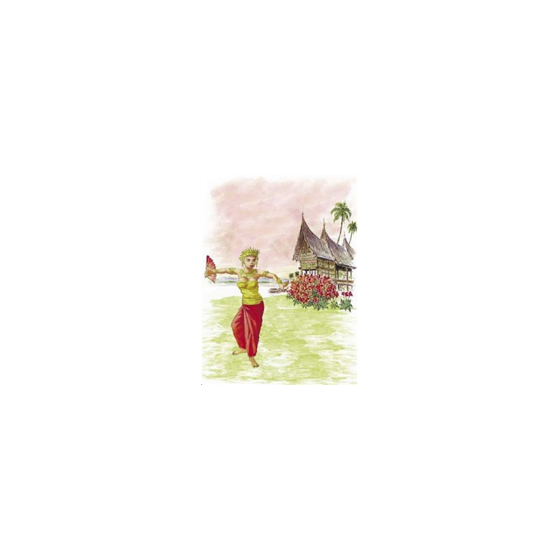 Affiche Danseuse Thaî - 50 x 70cm