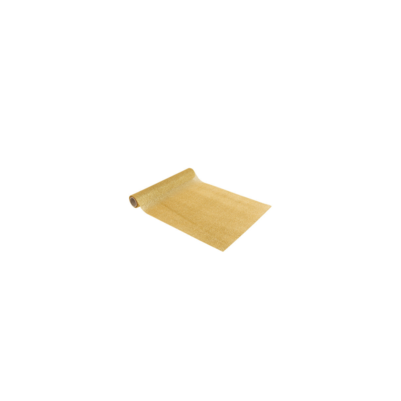 Chemin de table pailleté or 30cm x 3m