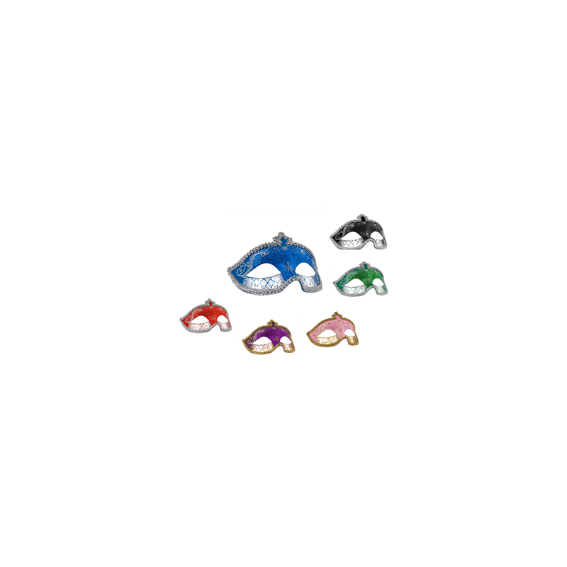 Masque Loup Venice (6 couleurs ass.) - polyester