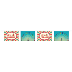 Guirlande Fête Foraine 10 fanions 30 x 21cm - papier Long. 420cm