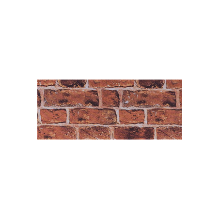 Tissu mur de briques coton - Larg. 140cm (vendu au mètre)