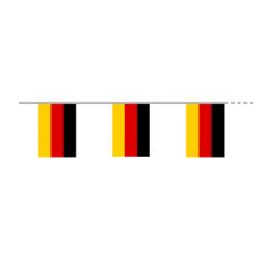 Guirlande Allemagne 10 fanions 20 x 30cm - papier Long. 420cm