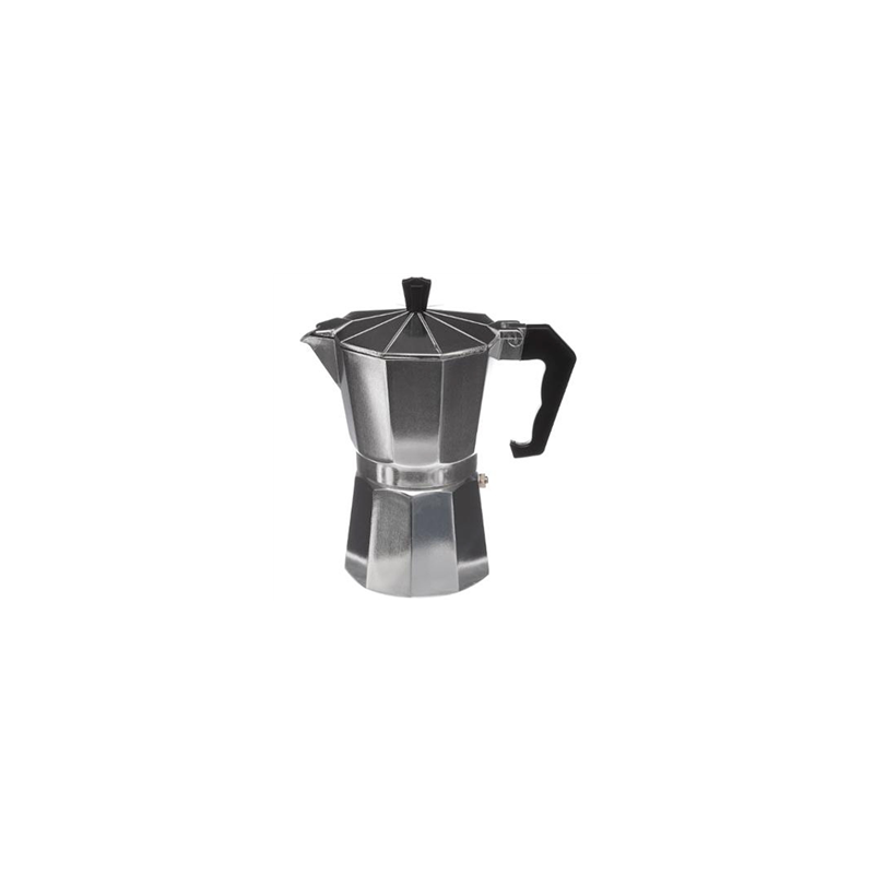 Cafetière Italienne argent 18cm