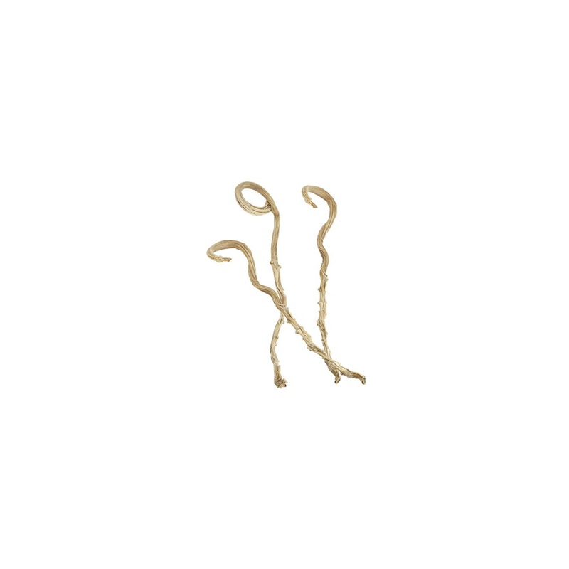 Bois torsadé blanchi - divers formes - long: de 95 a 80 cm