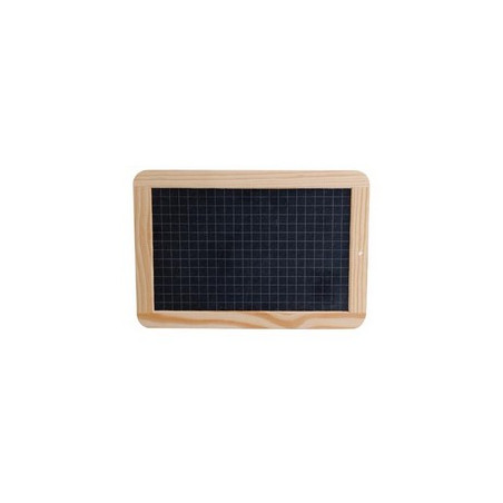 Ardoise d'écolier 26.5 x 18.5 cm bois et ardoise Ardoise d'écolier 26.5 x 18.5 cm bois et ardoise