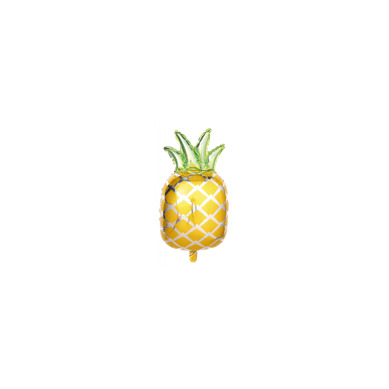 Ballon mylar ananas aluminium - Haut. 69cm