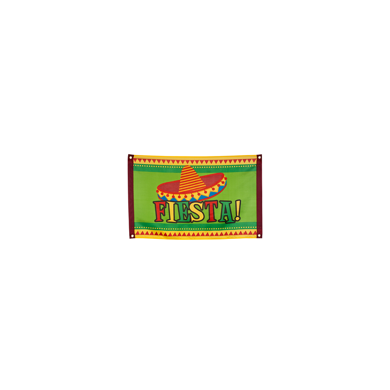 Drapeau Fiesta - tissu - 60 x 90cm