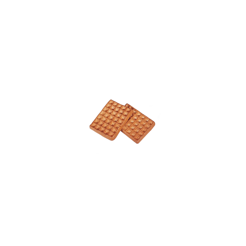 Gaufres belge x 2 - 12 x 9 cm en PVC